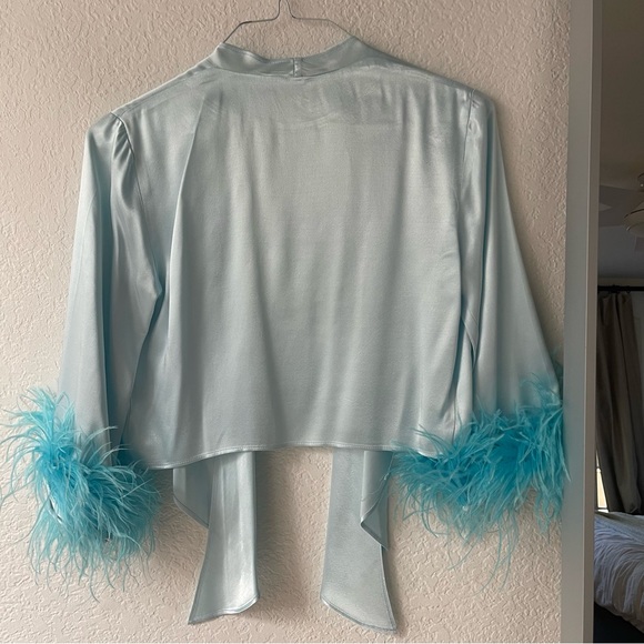 SOLD Rezek Studio Foxy Top in Aqua XS - Picture 6 of 6